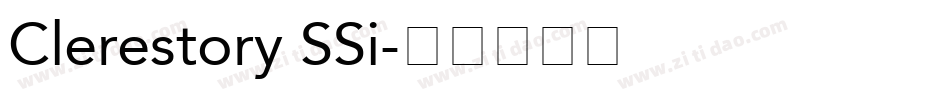 Clerestory SSi字体转换